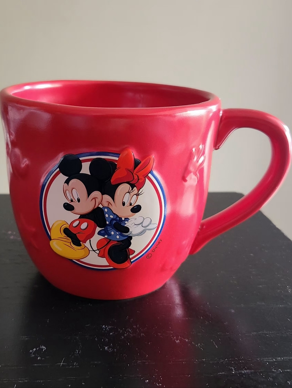 Disney Mickey & Minnie Red Ceramic Mug By Hallmark